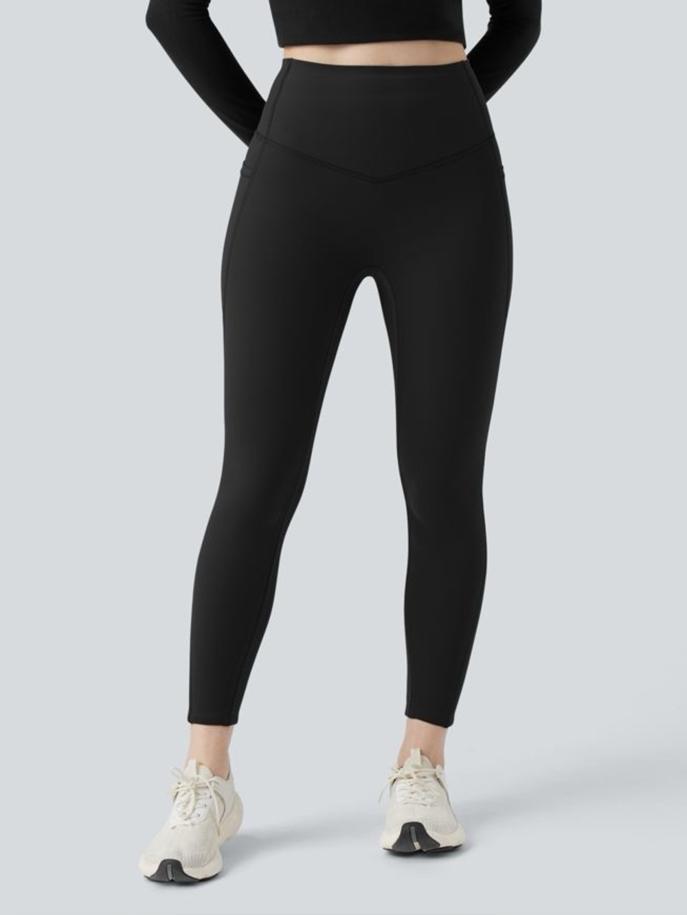 Halara UltraSculpt Extra Heat Fleece-Lined Tummy Control Leggings Size Small
